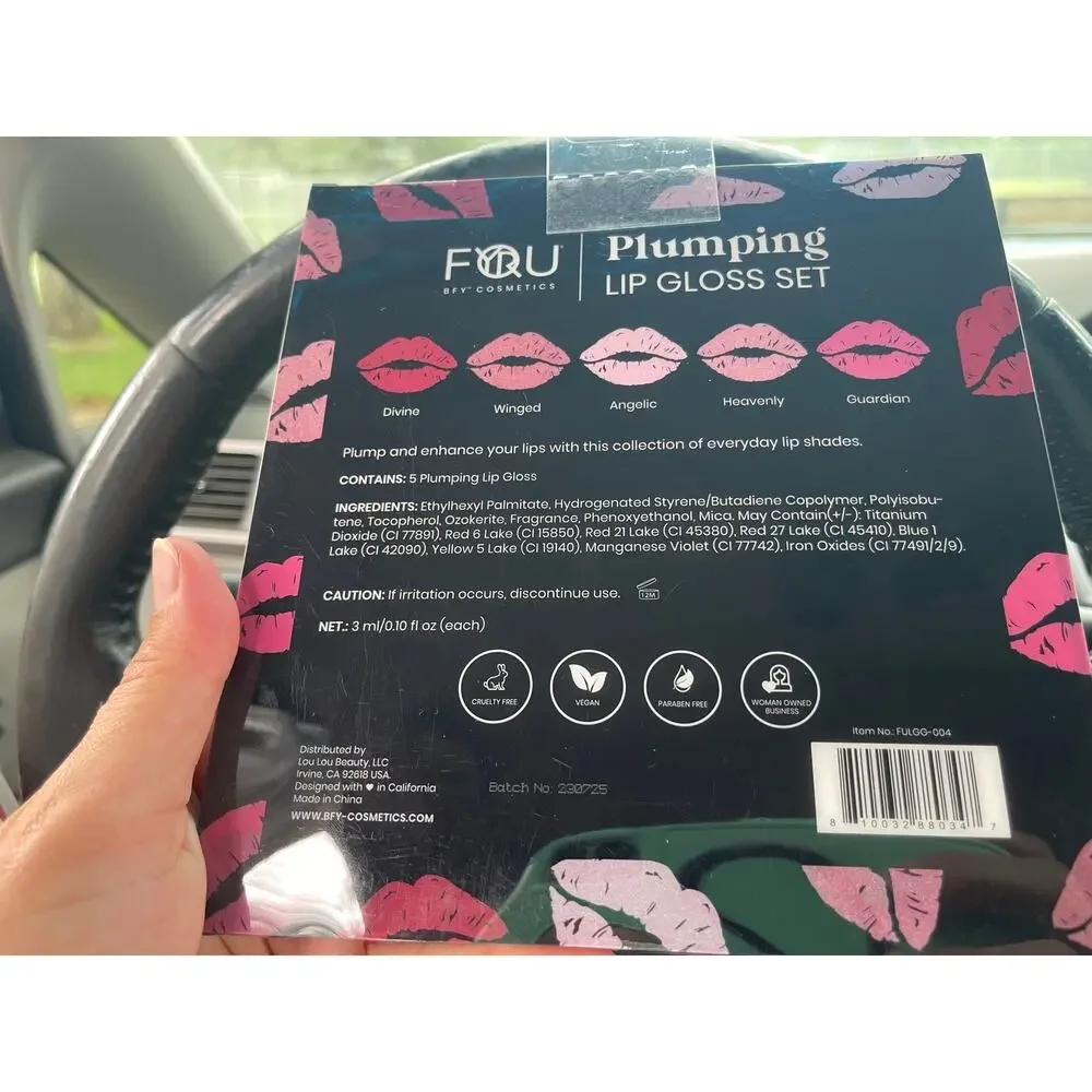 nwt BFY Cosmetics plumping lip gloss